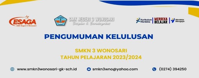 PENGUMUMAN KELULUSAN  TAHUN PELAJARAN 2023/2024